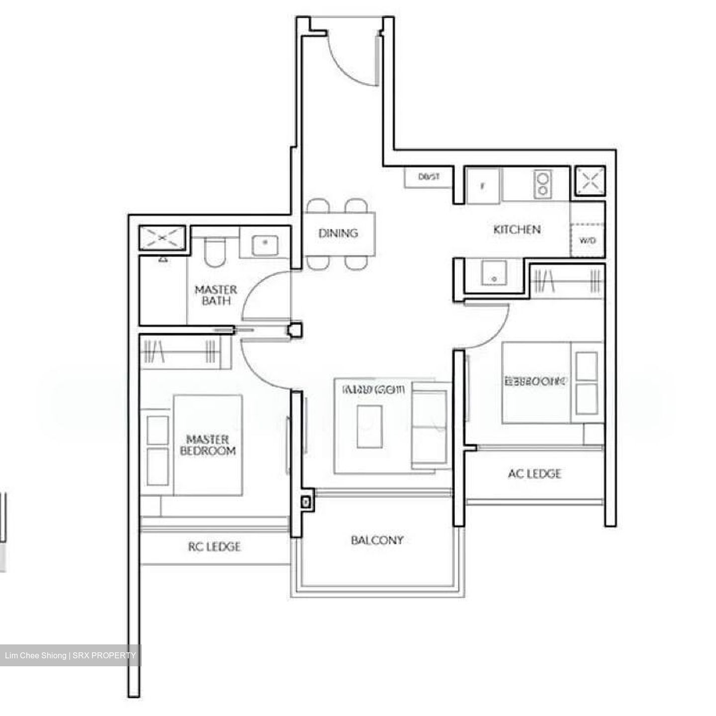 Amo Residence (D20), Apartment #516996631